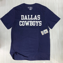 日本未入荷 USA正規品 【M】 NFL公式 Dallas Cowboy ダラス カウボーイズ オーセンティック 半袖 Tシャツ 紺 アメフト 綿100％ _画像1