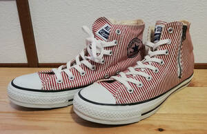 【未使用】【26.5cm】CONVERSE ALL STAR ハイカット ヒッコリー ジップ 希少 新品★