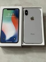 Apple iPhone X 64GB　ホワイト　SIMフリー_画像1