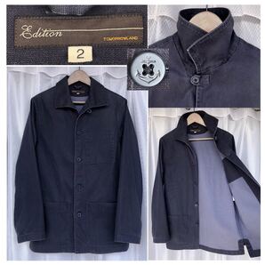 コーティング加工★Edition TOMORROWLAND / コットン マリン ジャケット M★Begin掲載 トゥモローランド/ブルゾン カバーオール/アンカー