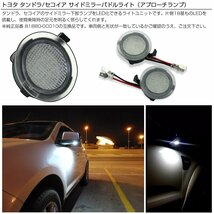 トヨタ タンドラ セコイア用 LED サイドミラー パドルライト アプローチランプ ウェルカムランプ 2個入り R-141_画像2