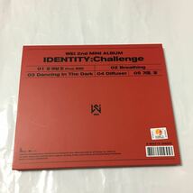 送料込み　WEi　ウィーアイ　CD　ポストカード　2nd MINI ALBUM　☆IDENTITY : Challenge☆　5曲　韓国盤　ドンハン　ヨンハ　デヒョン_画像3