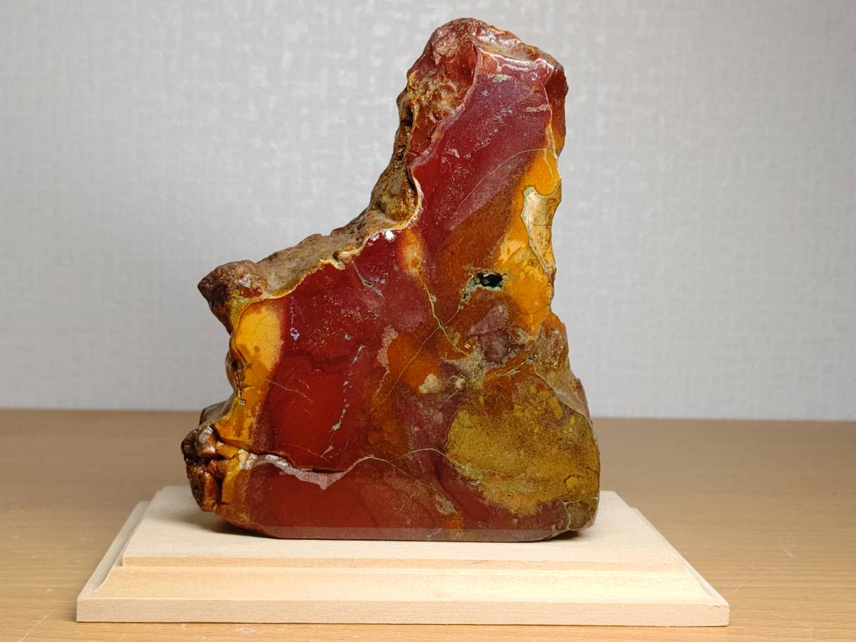 人気商品の 鑑賞石 鉱物 水石 碧玉 錦紅石 2.1kg ジャスパー 自然石 