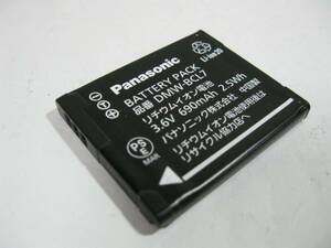 ☆Panasonic/パナソニック LUMIX DMW-BCL7 リチウムイオン充電池 PSE☆