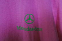 Mercedes-Benz of Tyler メルセデスベンツ Tシャツ size M ピンク×グリーン 海外 ディーラー_画像3