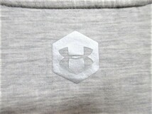 ☆UNDER ARMOUR アンダーアーマー ヘンリー ワンポイント 7分袖 Tシャツ/メンズ/Ｌ☆美品_画像6