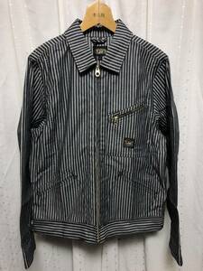 新品 ARIES Lee DENIM WORKWEAR STRIPE 191 JACKET M 定価39,600円 リー デニムジャケット ワークジャケット アリーズ