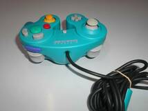 清掃動作品 純正　コントローラー　エメラルドブルー　箱　DOL-003 任天堂 GC　ゲームキューブ Nintendo GAMECUBE　ニンテンドー_画像5