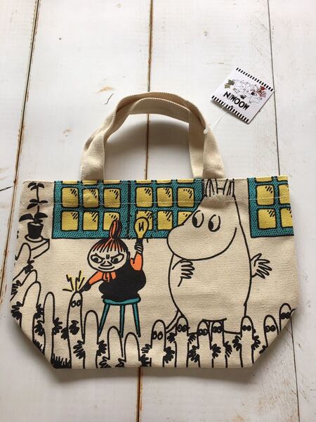 ムーミン♪ ミニトートバッグ ランチトート リトルミイあかり
