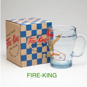 ファイヤーキング Fire-King ソーダマグ サファイアブルー ナッソー