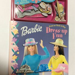 【 Barbie 】Press-on stick and stay book タイトル Dress-up Fun