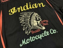 INDIAN MOTORCYCLE/インディアンモーターサイクル 東洋エンタープライズ レーヨンボーリングシャツ M 【着古し ヴィンテージの雰囲気_画像8