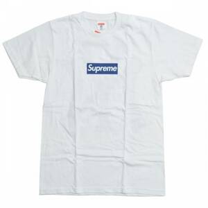 国内正規 新品 15ss SUPREME シュプリーム × New York Yankees ヤンキース BOX LOGO TEE Tシャツ ホワイト M R2A-140735