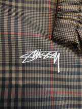 STUSSY ステューシー Plaid Coach Jacket 最新 コーチジャケット ブラウン L 人気定番商品　ZOZOTOWN　公式HP完売_画像4