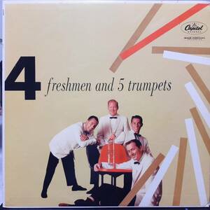 美盤 米CAPITOLオリジ ターコイズMONO！Four Freshmen / 4 Freshmen And 5 Trumpets 1957年 T763 Jack Marshall Beach Boys 山下達郎