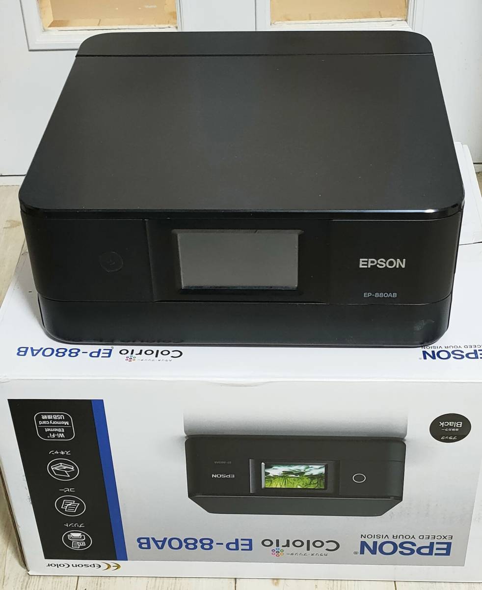 れなし エプソンカラリオプリンター EP-880AB ブラック hCoAn