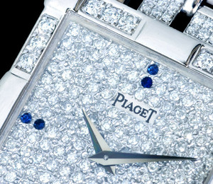 B7144[PIAGET] Piaget original diamond top class 18KWG purity Celeb liti men's QZ