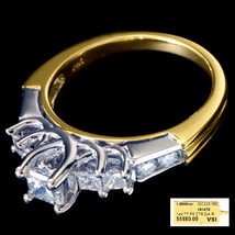 86893【NY５番街より】List price$5880 上質Dia1.00ct 14K Ring_画像2