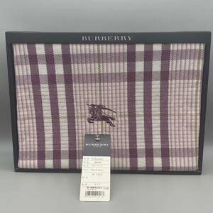 レア【送料無料】新品未使用/正規品/ Burberry/バーバリー/スローケット/70cm×140cm/綿100%/ピンク/西川産業株式会社/日本製/(0114y）