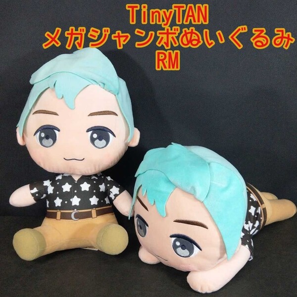 TinyTAN RM ナム　メガジャンボぬいぐるみ　寝そべり　おすわり