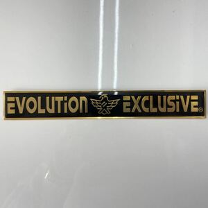 ★希少　EVOLUTION エボリューション　エンブレム　ブラック／ゴールド