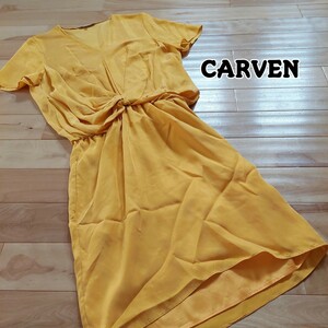 CARVEN ワンピース カルヴェン イエロー 7974