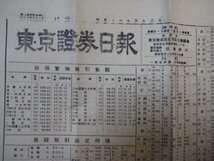 い2641東京証券日報　昭和18年5.3　東京株式取引所取引員組合_画像1