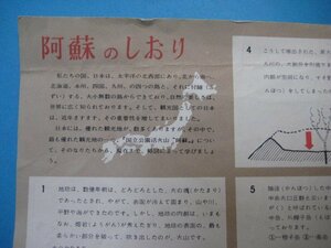 え1011熊本　阿蘇のしおり　熊本・阿蘇登山バス沿線御案内　地図　九州産業交通株式会社