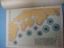 hc2284図解教育　昭和8年12月号　模式地殻断面図　生物発生変遷図　本邦発電力府県別比較　西南日本太平洋沿岸の水産　地図_画像7