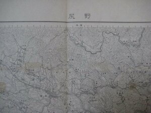 ｇ1886昭和30年5万分の1地図　応急修正版　宮崎県　野尻　地理調査所