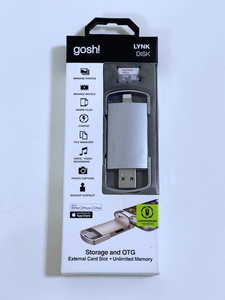 新品 ゴッシュ GOSH GOSH-C22 スマートフォン用外部メモリー汎用 グレー