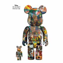 即発送可！新品未開封！BE@RBRICK 田名網敬一 MICKEY MOUSE 400%/100% ベアブリック _画像3