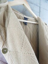 012c99◆良品です◆SMOCK SHOP スモッグショップ 裏地フリース 中綿 キルティングジャケット M/コート/ナチュラル系/レディース/女性_画像8