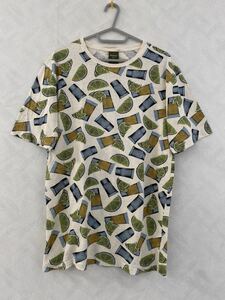 Phatee Tシャツ サイズL 総柄 ショットグラス ライム ファッティー HEMP ヘンプ 麻