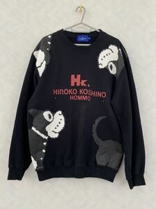 HIROKO KOSHINO HOMME × のらくろ スウェットトレーナー サイズM ヒロココシノオム 田河水泡 ビンテージ