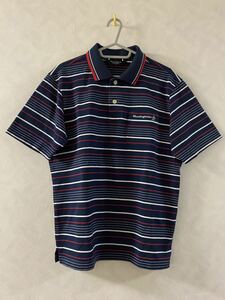 Munsingwear ポロシャツ サイズM メンズ マンシングウェア ゴルフ GOLF ボーダー