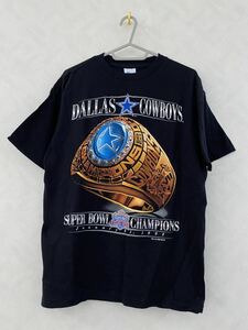 Dallas Cowboys 1993 第28回スーパーボウル優勝記念Tシャツ M ダラス・カウボーイズ MADE IN USA NFL SALEM SPORTSWEAR SUPER BOWL 90s