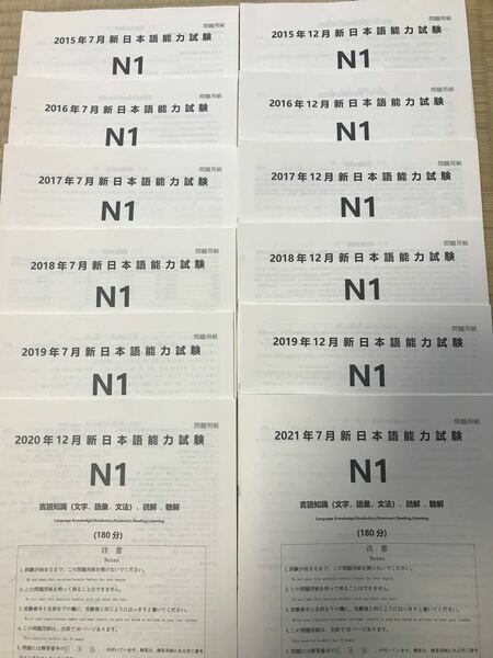 JLPT N1 日本語能力試験過去問