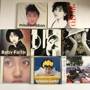 first record great number * Watanabe Misato album 8 pieces set *