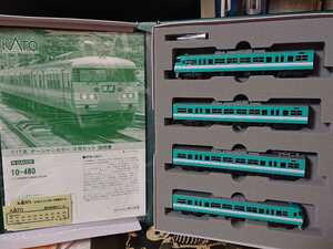 ＫＡＴＯ・１１７系【オーシャンカラー】４両セット(10-480)◎完全未走行◎━③