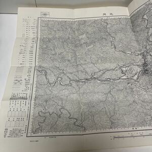古地図 地形図 五万分之一 地理調査所 昭和28年応急修正 昭和30年発行 延岡 宮崎県