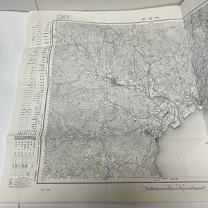 古地図 地形図 五万分之一 地理調査所 昭和28年応急修正 昭和29年発行 加治木 鹿児島県