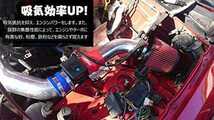 吸気効率UP 76mm口径 汎用 エアクリーナー+アルミ製エアインテークパイプ セット 自動車用 NAとターボ車兼用 シルバー_画像2