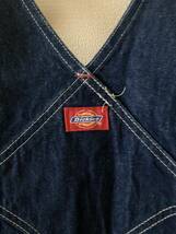 Dickies 83294NB Indigo Bib Overalls 32×30 USED ディッキーズ オーバーオール Indigo Blue インディゴブルー MADE IN MEXICO メキシコ製_画像4