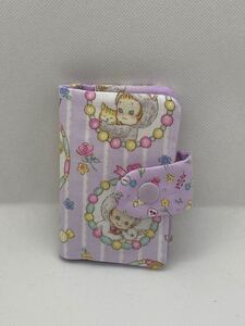 ハンドメイド カードケース パープル