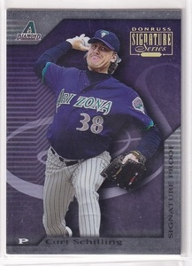 2001 Donruss Signature SIGNATURE PROOF #20 Curt Schilling 168/175