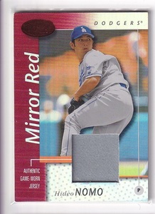 【ジャージカード】2002 Leaf Certified Mirror Red #104 Hideo Nomo 野茂英雄 011/150