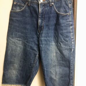 ★ 昔のwrangler デニム ハーフ パンツ 切りっぱなし ★
