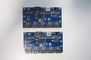 2個セット SATA3 6Gbps 分岐 1 to 5 ポートマルチプライヤ 基盤 e-sata HDD SSD ポートマルチプライヤー PMP