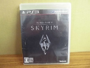 KMG817★PS3ソフト ジ・エルダー・スクロールズ・ファイブ・スカイリム SKYRIM ケース説明書付き 起動確認済み クリーニング済み